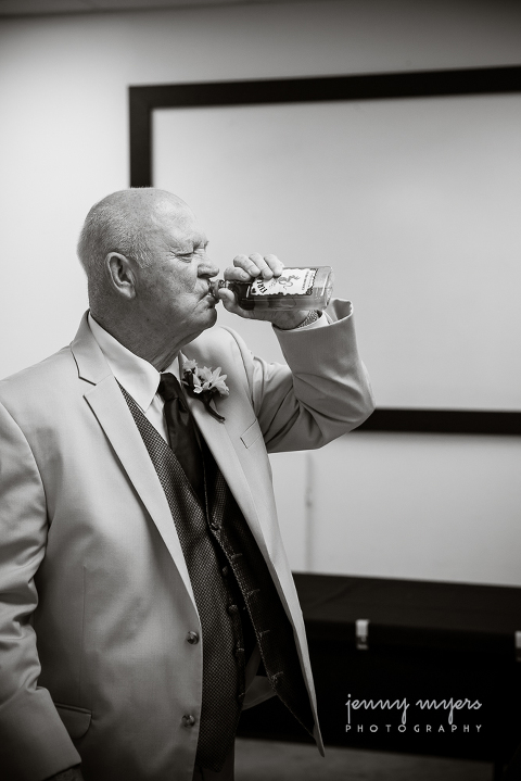 grandfather on wedding day