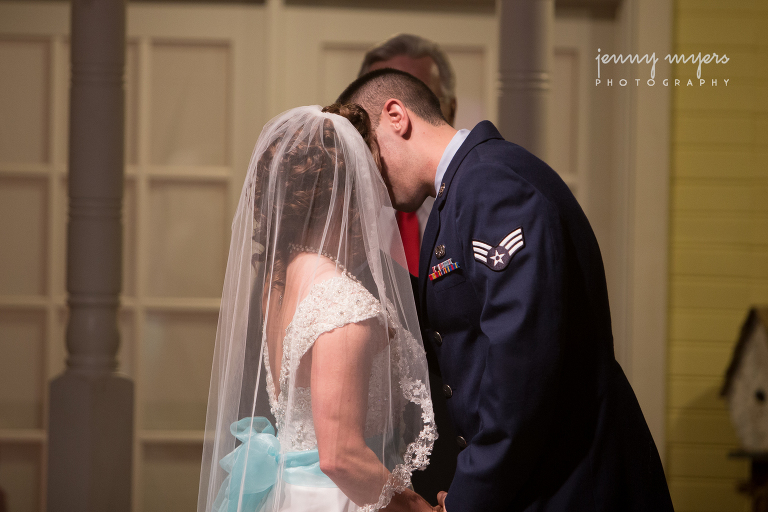 wedding kiss