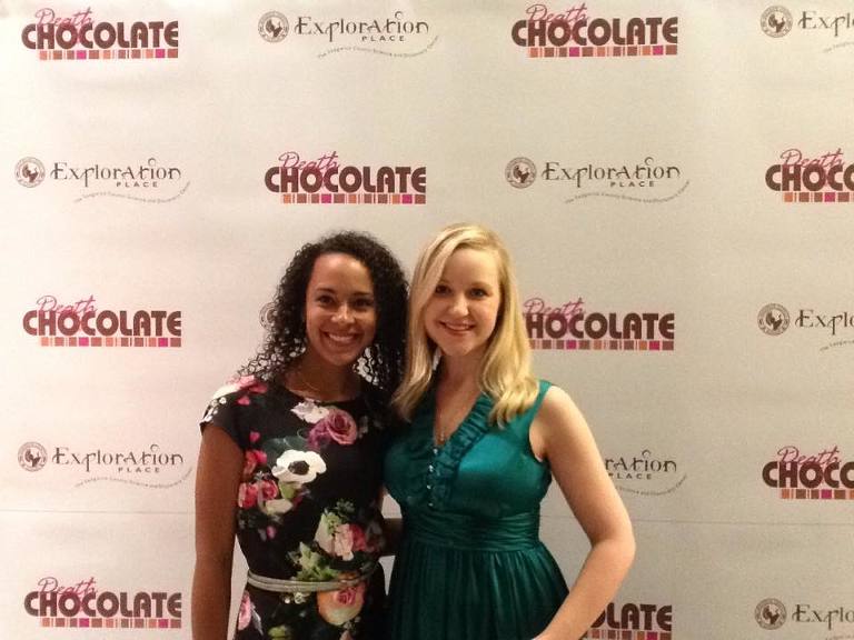 Nanette and I at Death By Chocolate Exploration Place