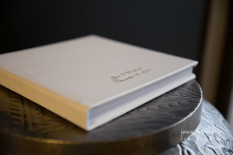 wedding album by Jenny Myers Photography