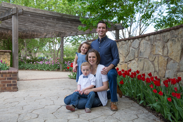 Family pictures at Botanica Jenny Myers Photography