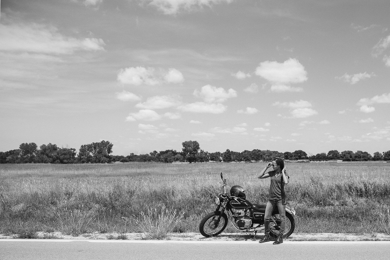 me on a honda cm400