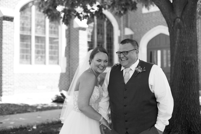 Wedding at First Mennonite Church Newton KS