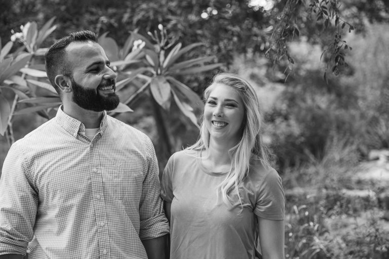 Wichita Engagement photography, Botanica
