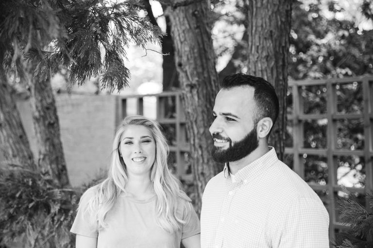 Couple at Botanica in Wichita Kansas