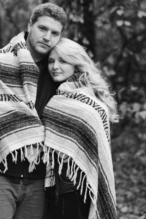 couple under a blanket