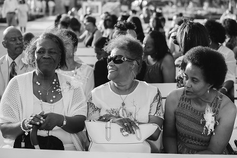 wedding guests at Unity Village Kansas City