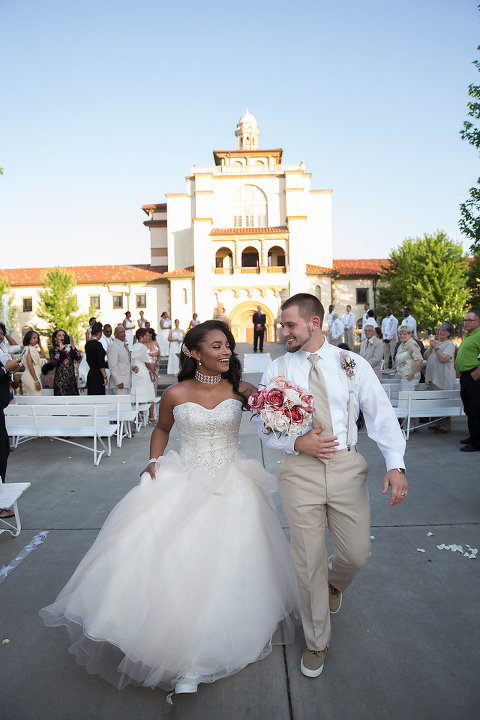 Bridal exit at Unity Village