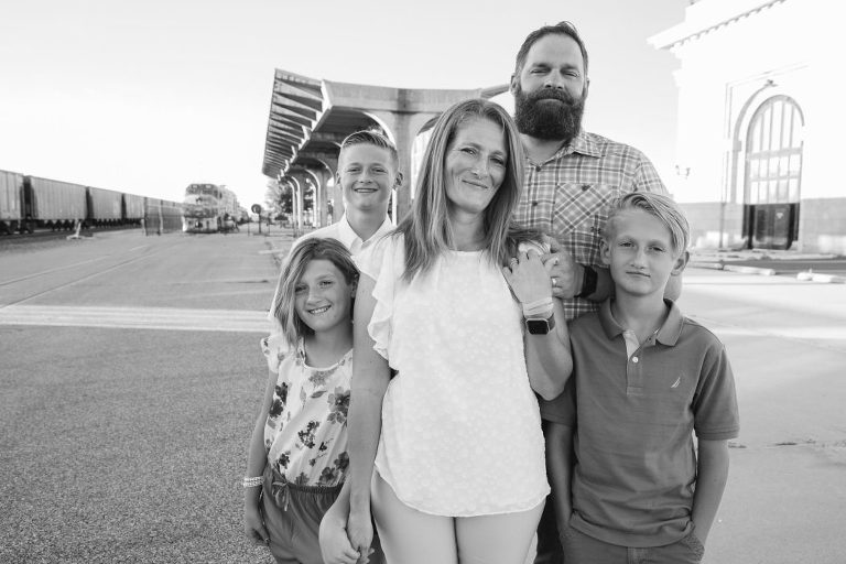Family at Union Station Wichita Kansas
