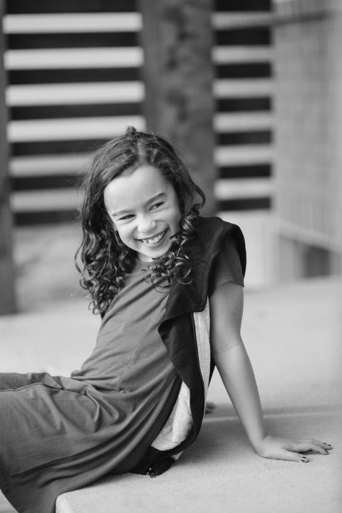 girl laughing childrens photographer in Wichita