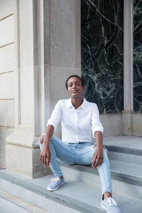 Modeling photos in downtown Wichita