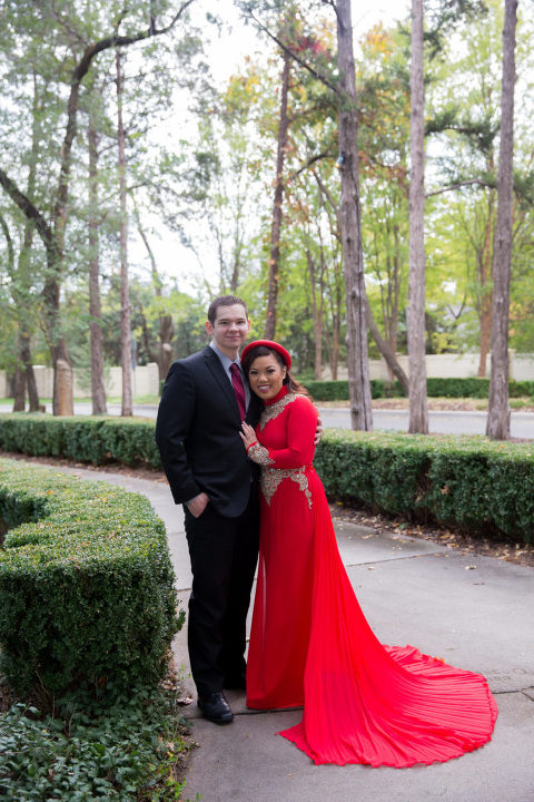 Vietnamese wedding dress