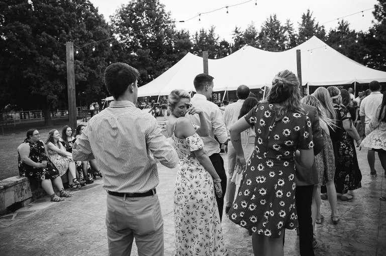 reception at prairie hill vineyard